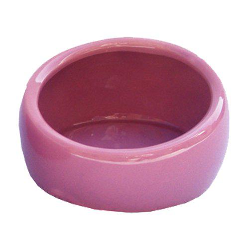 Kattinorge Keramikkskål ergonomisk lys rosa Large