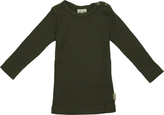 Petit Piao T Shirt L/S Modal Ivy Green (86 / 1,5 år)