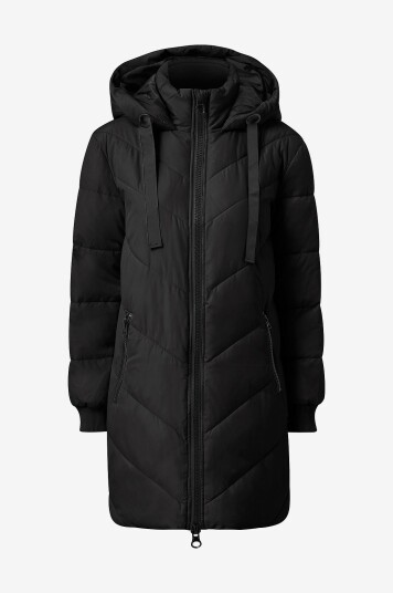 JDY Jakke jdySkylar Padded Hood Jacket Svart JDY Jakke jdySkylar Padded Hood Jacket Svart