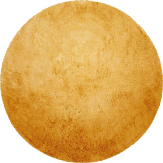 Runde tepper Aranga Super Soft Fur ochre Størrelse: Ø 120 cm Runde tepper Aranga Super Soft Fur ochre Størrelse: Ø 120 cm