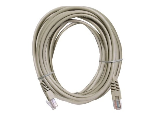 Art Koblingskabel Rj-45 Hann Til Rj-45 Hann 20 M Utp Cat 5E Med Støvel Grå