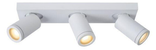 Lucide Taylor spot 3 lys IP44 baderom warm to dim 3x5W 2200-3000K - Hvit