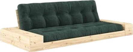 Karup Design Base Sovesofa med sideboks Klarlakkert furu/512 Tang