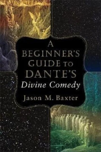 A Beginner'S Guide To Dante'S Divine Comedy Av Jason M. Baxter