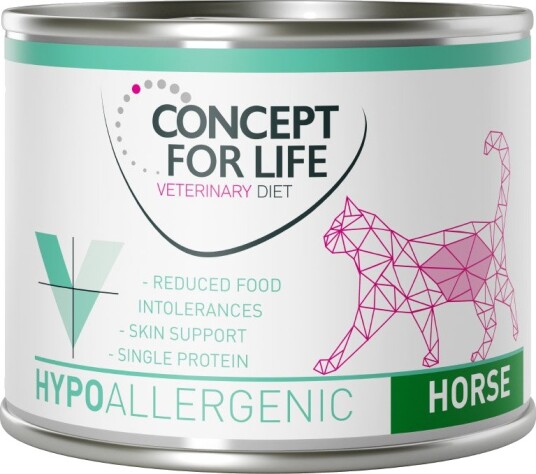 Concept For Life Vet Våtfôr Veterinary Hypoallergenic Diet Hest 24 X 200 G