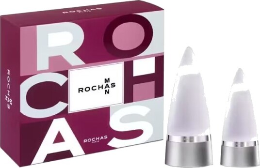 Rochas Man Eau De Toilette Spray 100ml Set 2 Pieces