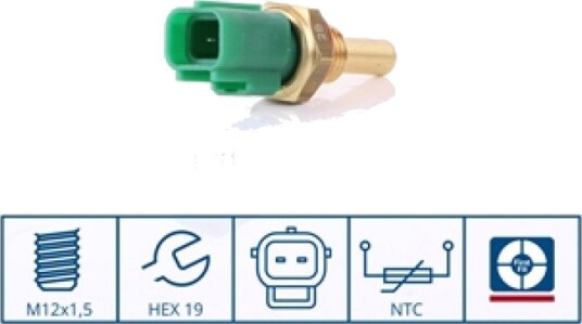 Sensor motortemperatur NISSENS 207056