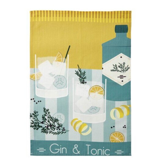 Coucke   Kjøkkenhåndkle 50x75 cm Gin & Tonic