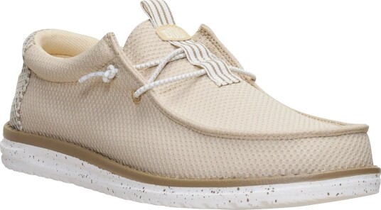Hey Dude Wally Mesh Cream 48 Hey Dude Wally Mesh Cream 48