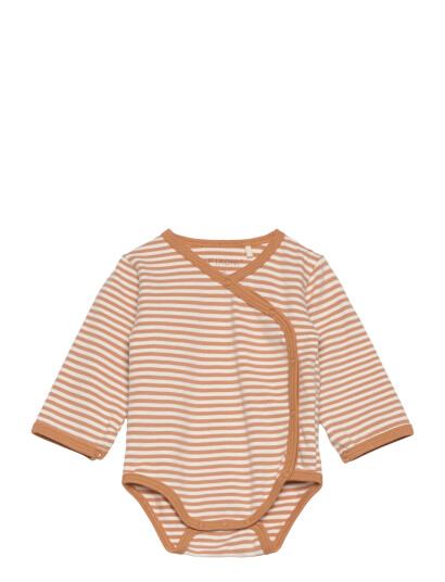 Blå Wrap Body Ls Y/D Stripe Orange 56 Blå Wrap Body Ls Y/D Stripe Orange 56