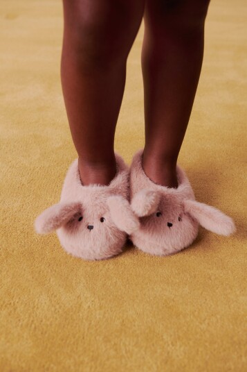 Liewood Aviaja Rabbit Slippers Pink 22/23
