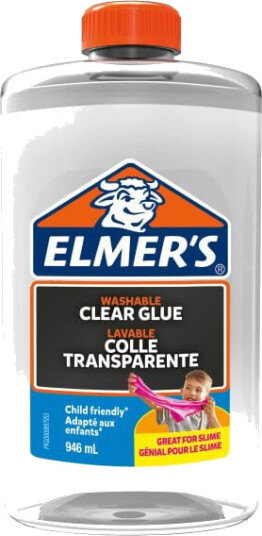 Elmer's klar skolelim, vaskbar og barnevenlig, 946 ml - ideel til fremstilling av slim