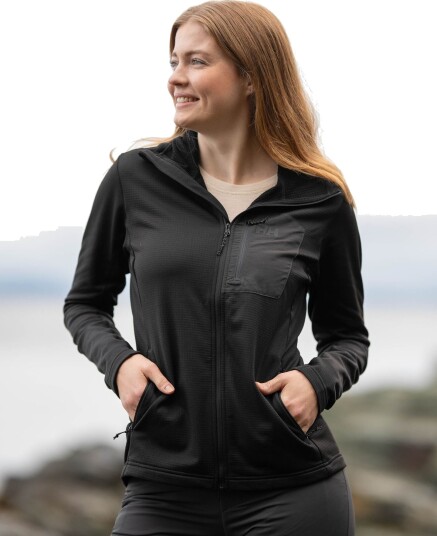 Helly Hansen W Versalite Hooded Jacket Sort S
