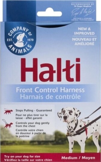Halti Antitrekk Hundesele Rød/Sort L
