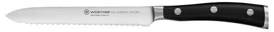 Wüsthof Classic Ikon Pølsekniv Svart 14 cm