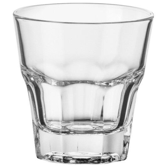 Pasabahçe Glass Casablanca; 14cl, 7x7.6 cm (ØxH); Transparent; 12 Stykk / Forpakning