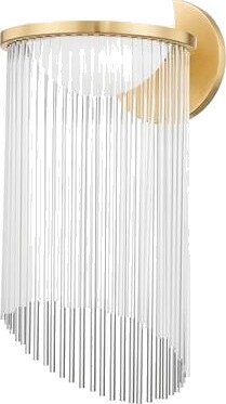 Hudson Valley Lighting Celestial vegglampe antikk messing 398 01 AGB CE
