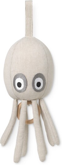 Ferm Living Octopus Music Mobile Sand Pyntegjenstander Beige
