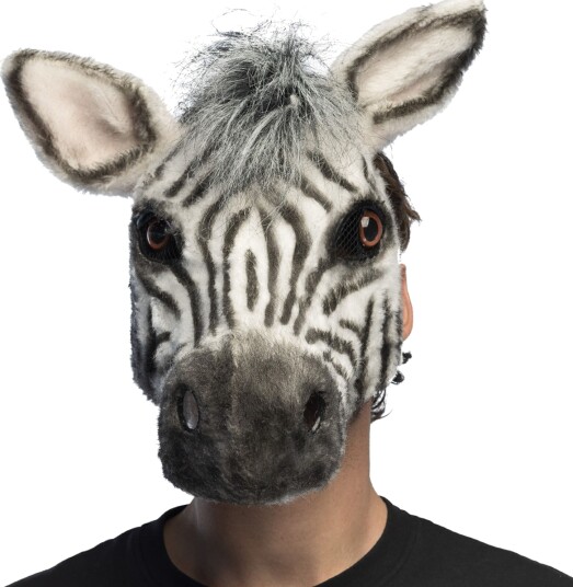 Boland Party Partners Zebra Halvmaske One size 56769