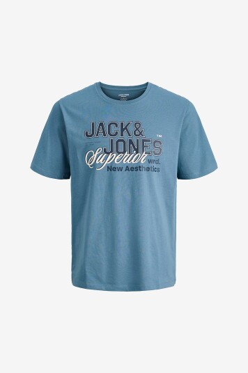 Jack & Jones - T-skjorte jjeLogo Tee SS O-neck 2 Col - Grå