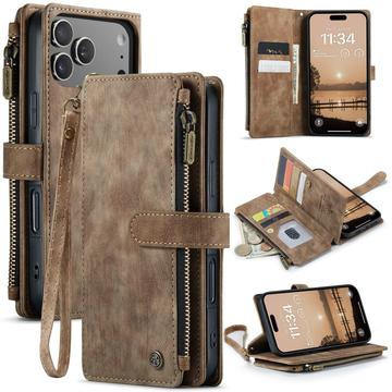 Caseme iPhone 17 Pro C30 Multifunksjonell Lommebok deksel   Brun