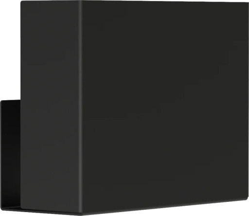 VILNIUS Papirdispenser matt svart black 30 x 23 x 12 cm
