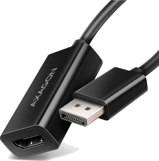 Axagon DisplayPort til HDMI-adapter 4K 60Hz 15 cm Svart Axagon DisplayPort til HDMI-adapter 4K 60Hz 15 cm Svart