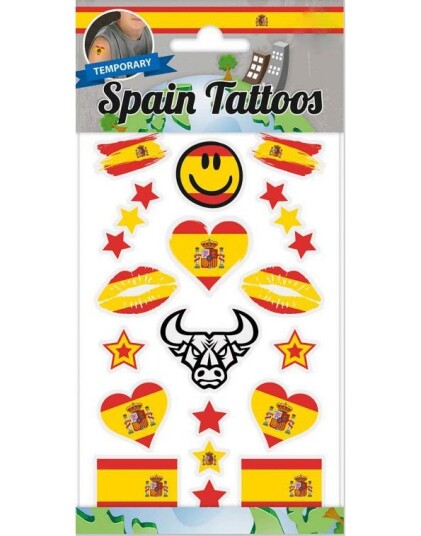 Spania Midlertidige Tatoveringer Spania Midlertidige Tatoveringer