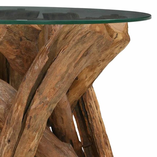 vidaXL Salongbord Solid Teak 60 cm