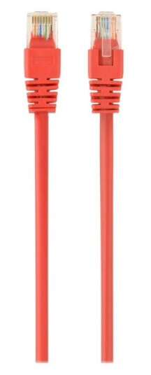Gembird Koblingskabel Rj-45 Hann Til Rj-45 Hann 25 Cm Utp Cat 5E Formstøpt Uten Hindringer Rød