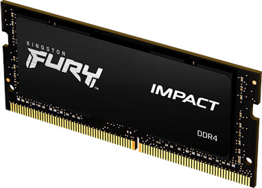 Kingston FURY Impact 8GB SO-DIMM DDR4 3200MHz RAM - CL20 Kingston FURY Impact 8GB SO-DIMM DDR4 3200MHz RAM - CL20