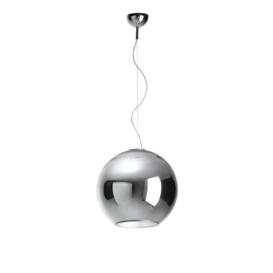 FontanaArte Globo Di Luce Taklampe Stor Krom FontanaArte Globo Di Luce Taklampe Stor Krom