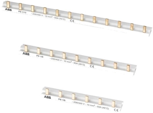 Abb Ps1/9 Grå 690 V Gaffelkobling 10 Mm² 63 A 2 Cm