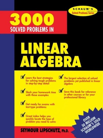 3,000 Solved Problems In Linear Algebra Av Seymour Lipschutz