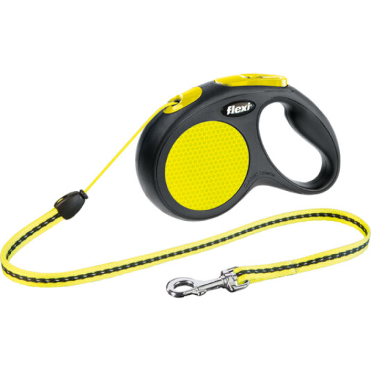 Flexi New Neon Gul Snor Xs 3 M