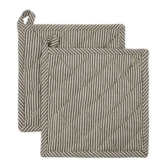 House Doctor Chef gryteklut 22,5x22,5 cm 2 stk mørkegrå House Doctor Chef gryteklut 22,5x22,5 cm 2 stk mørkegrå