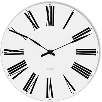 Arne Jacobsen Roman veggklokke, Ø 48 cm