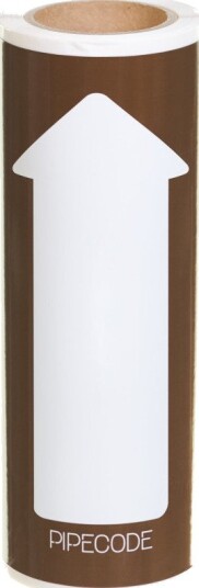 Armadan Pipecode Rørmarkør Mørkebrun Nr. 35 160mm x 10m