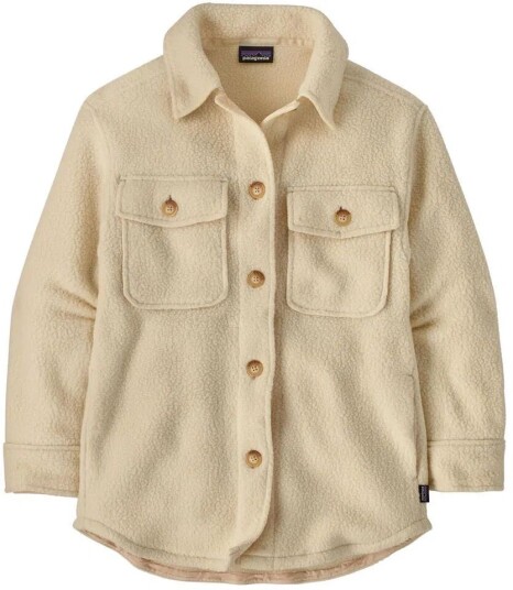 Patagonia W's Retro Pile Shacket Natural Natural L Patagonia W's Retro Pile Shacket Natural Natural L