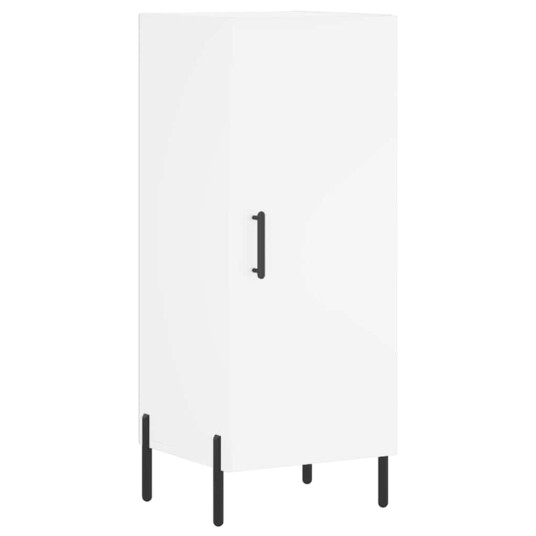 vidaXL Highboard hvit 34,5x34x180 cm konstruert tre 8720845485993