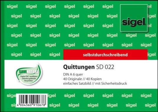 Sigel Sd022 80 Ark A6 Q Grønn