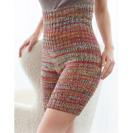 Woodland Berry Shorts by DROPS Design Shorts Strikkeoppskrift str XS S XXL XXXL