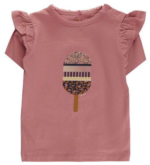The New Siblings T skjorte Cilly Dusty Rose 62 T skjorte Flerfarget Rosa