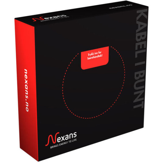 Nexans PR PLUSS 500V 3G2.5mm² Installasjonskabel Hvit 50m Nexans PR PLUSS 500V 3G2.5mm² Installasjonskabel Hvit 50m
