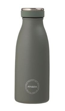 Aya&ida Drinking Bottle Drikkeflaske Med Lokk 350 Ml Tropical Green