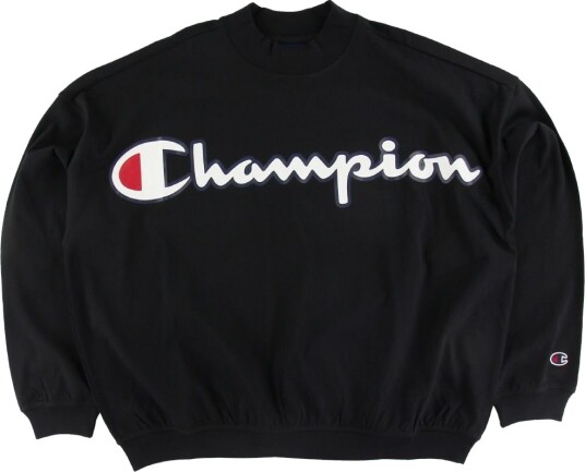Champion Fashion Genser Svart m. Logo Champion 16 18 år 176 188 Genser