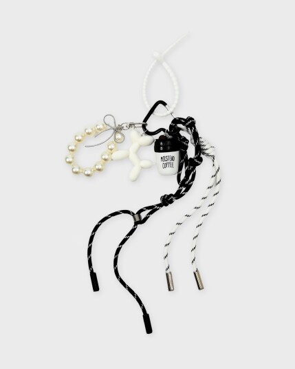 Sticky Bestie Bag Charm Set White ONESIZE Sticky Bestie Bag Charm Set White ONESIZE