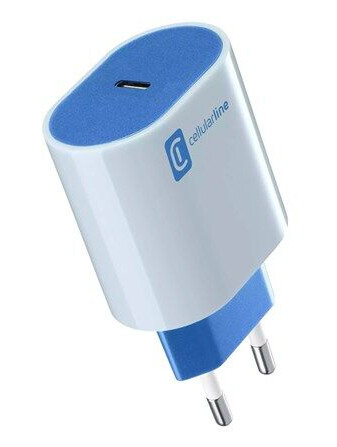 Cellularline 20W USB-C Mobillader Grønn med Power Delivery