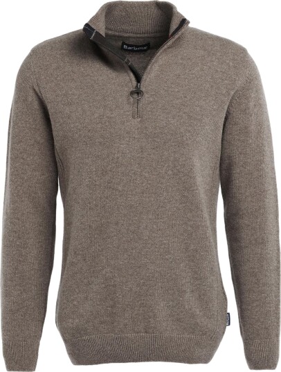 Barbour Men"s Holden Half Zip Military Marl, M
