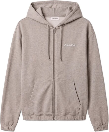 Calvin Klein Icon Essnl L/S Full Zip Hoodie Grey XL